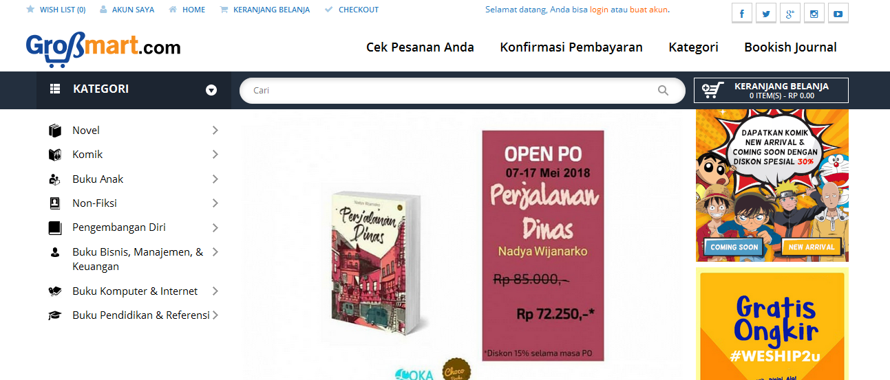 Ulfa Zulia Pengalaman Beli Buku Di Grobmart Com