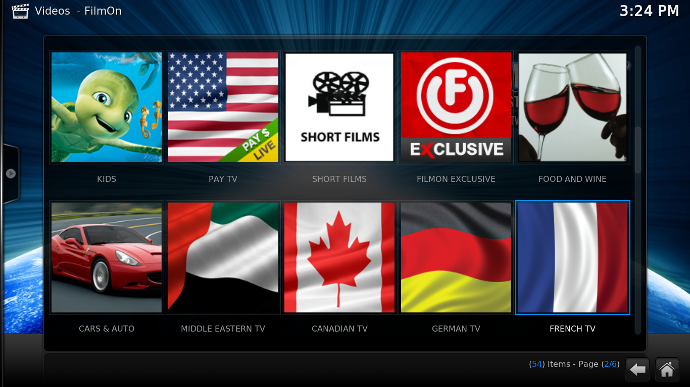شرح إضافة FILMON في برنامج ال XBMC KODI لمشاهدة قنوات عربية وأجنبية متنوعة