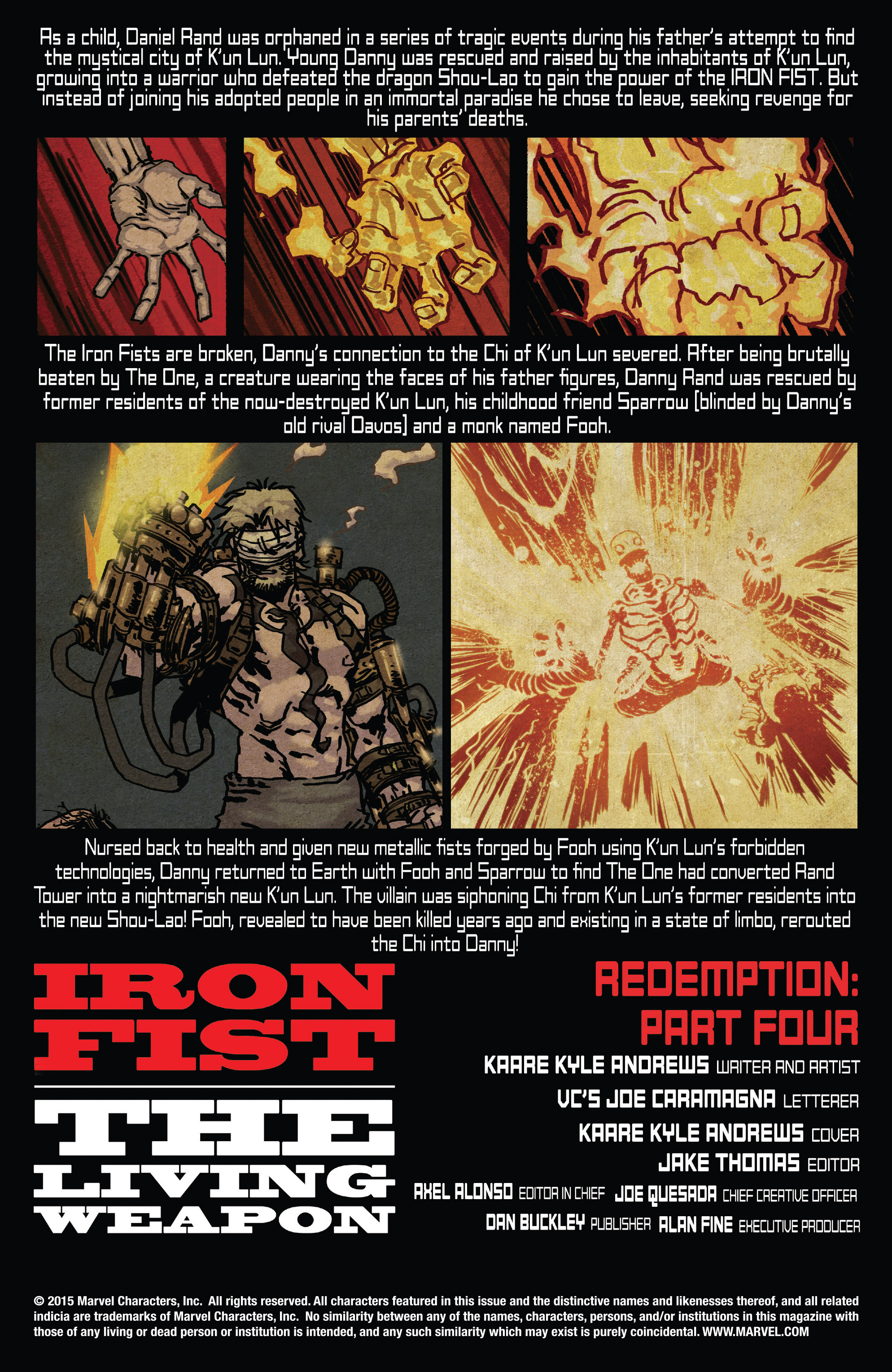 Read online Iron Fist: The Living Weapon comic -  Issue #10 - 2