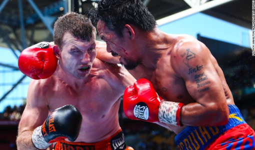 l Australian boxer, Jeff Horn defeats Manny Pacquiao to claim WBO Welterweight title