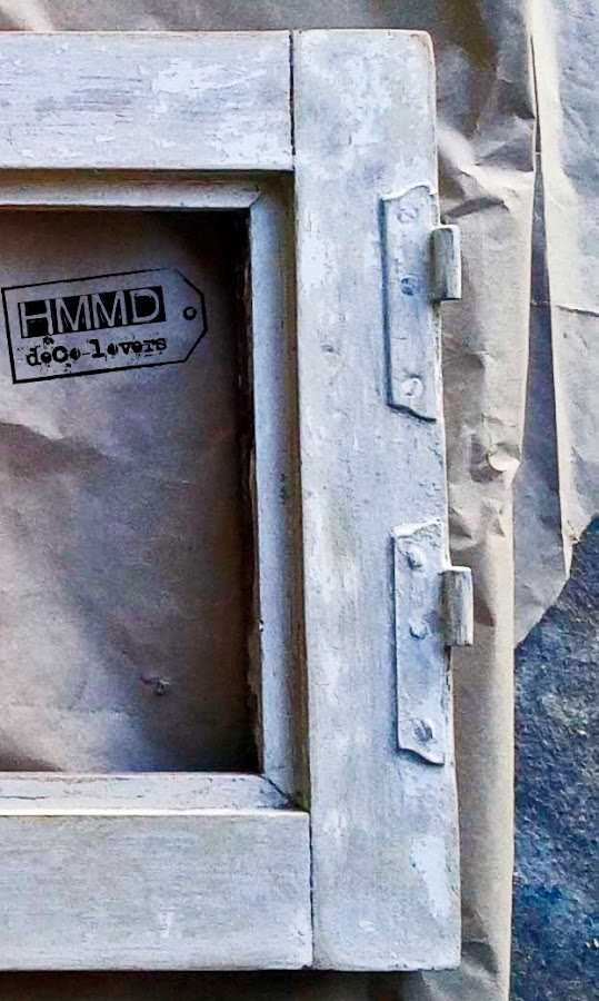 Cómo hacer un espejo con una ventana antigua, ventana vieja decapada convertida en espejo, how to make a mirror with an old window Handmademania HMMD