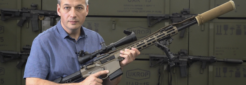 Відеопрезентація гвинтівки української армії UAR-10