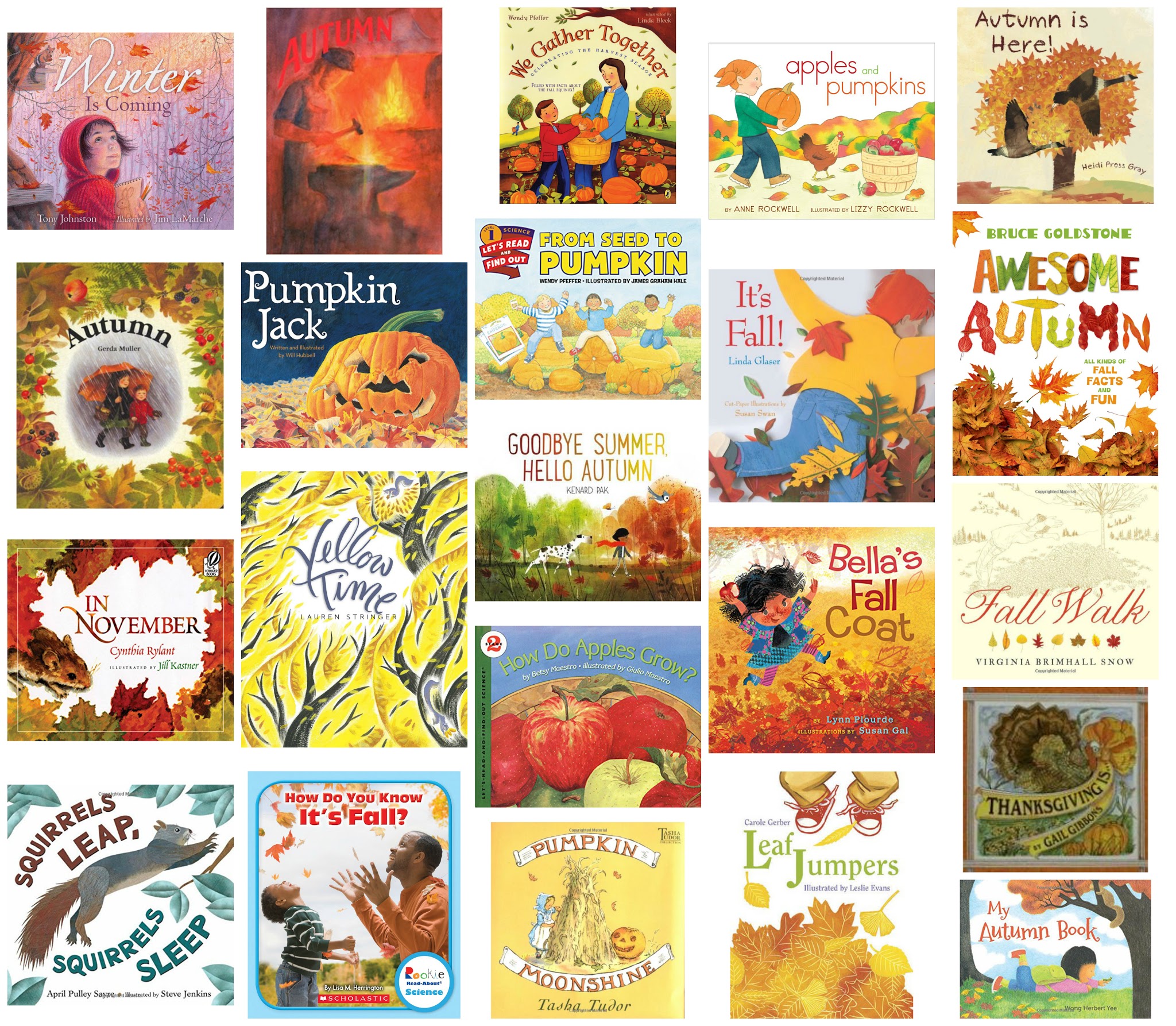 22 Montessori friendly children's books for Autumn