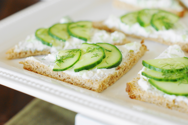 Cucumber Tea Sandwiches ~ 3 Spreads & 3 Ways | The Kitchen is My Playground