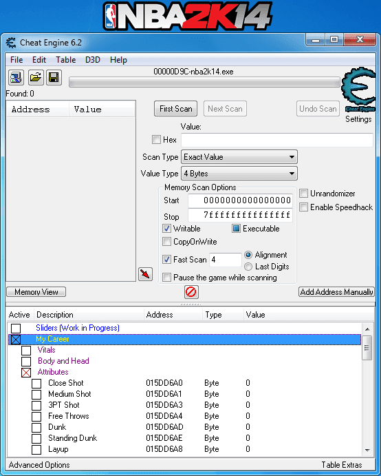 Nba 2k14 таблица cheat engine фото PwCalc.ru