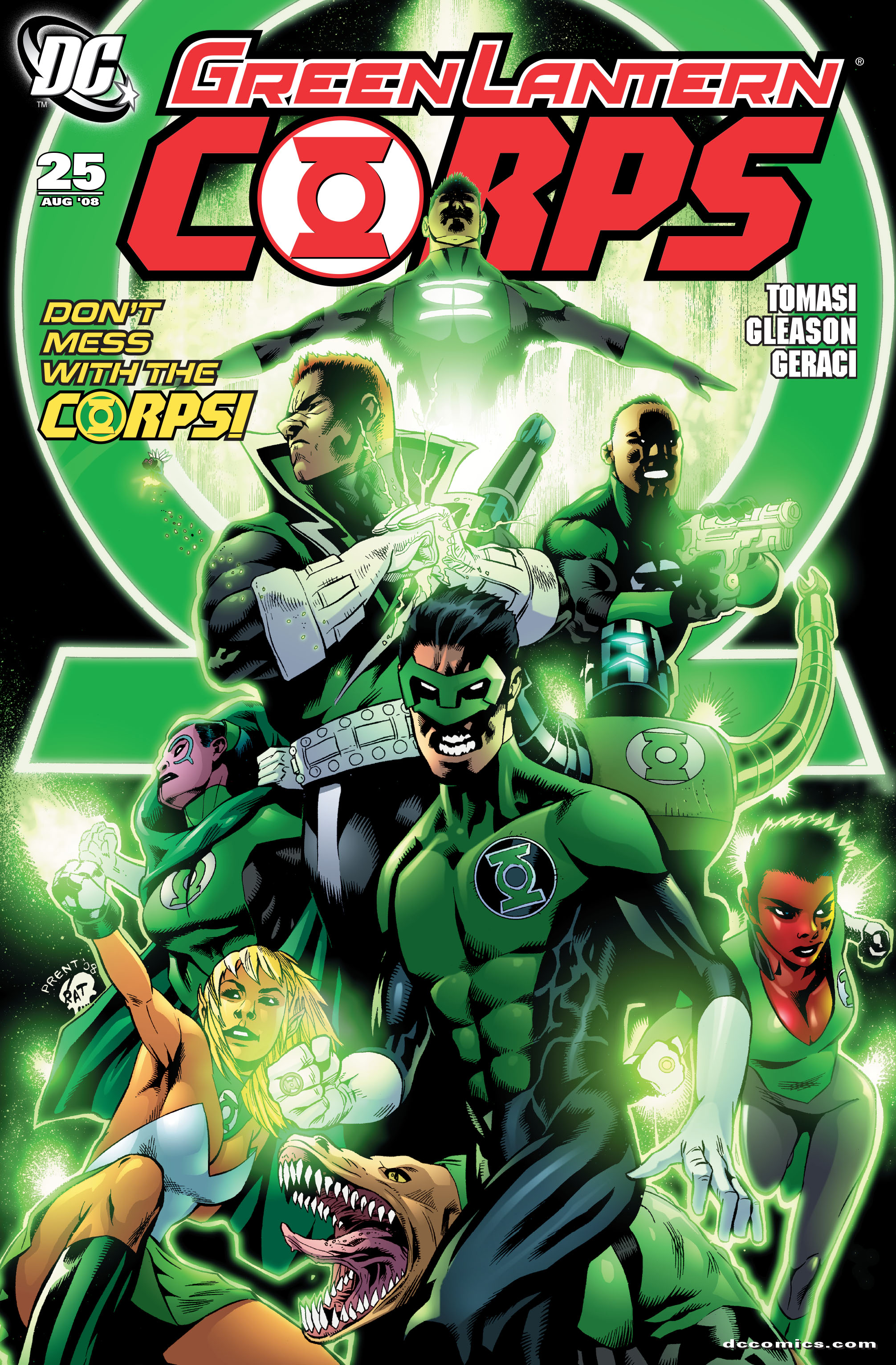 Read online Green Lantern Corps (2006) comic -  Issue #25 - 1