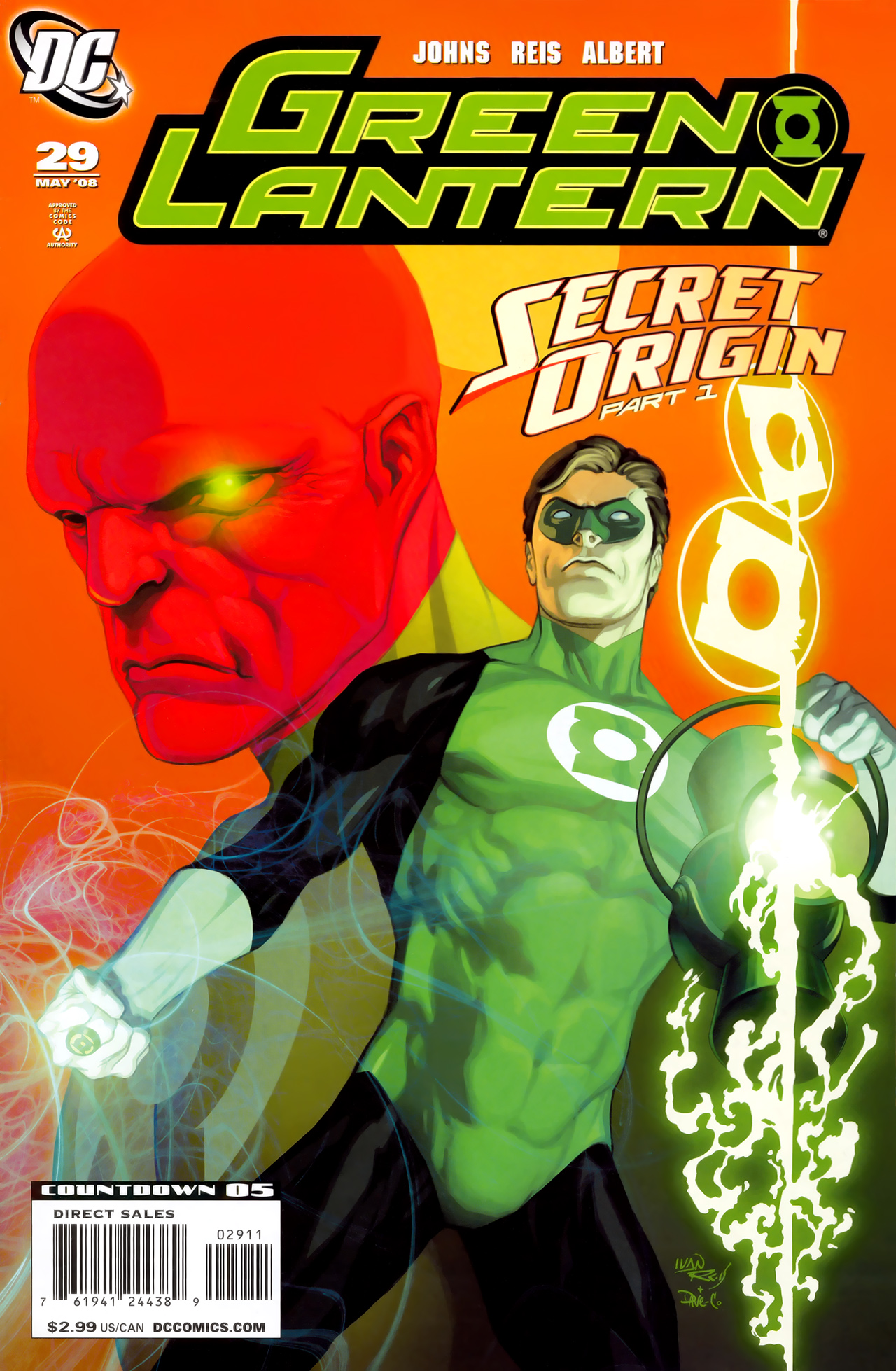 Read online Green Lantern (2005) comic -  Issue #29 - 1