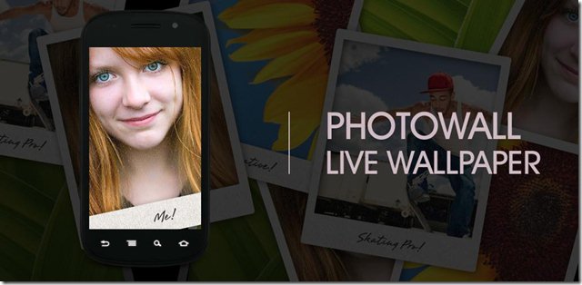 PhotoWall Live Wallpaper Get Amazed With Your Android