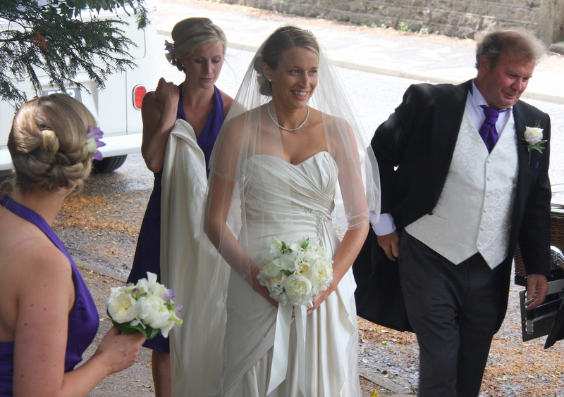 Elegant White Blooms For Sonya & David's Beautiful Wedding at St Mary ...