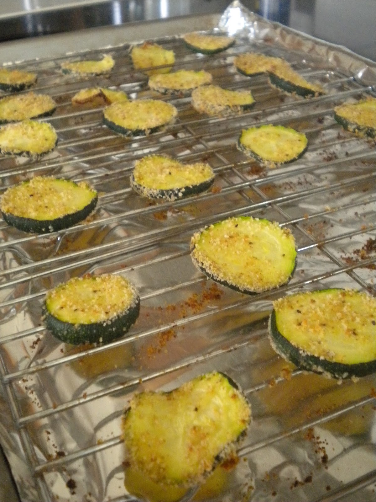 be happy.be healthy Oven Baked Zucchini Chips