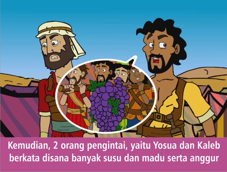 Komik Alkitab Anak: Dua Belas Pengintai