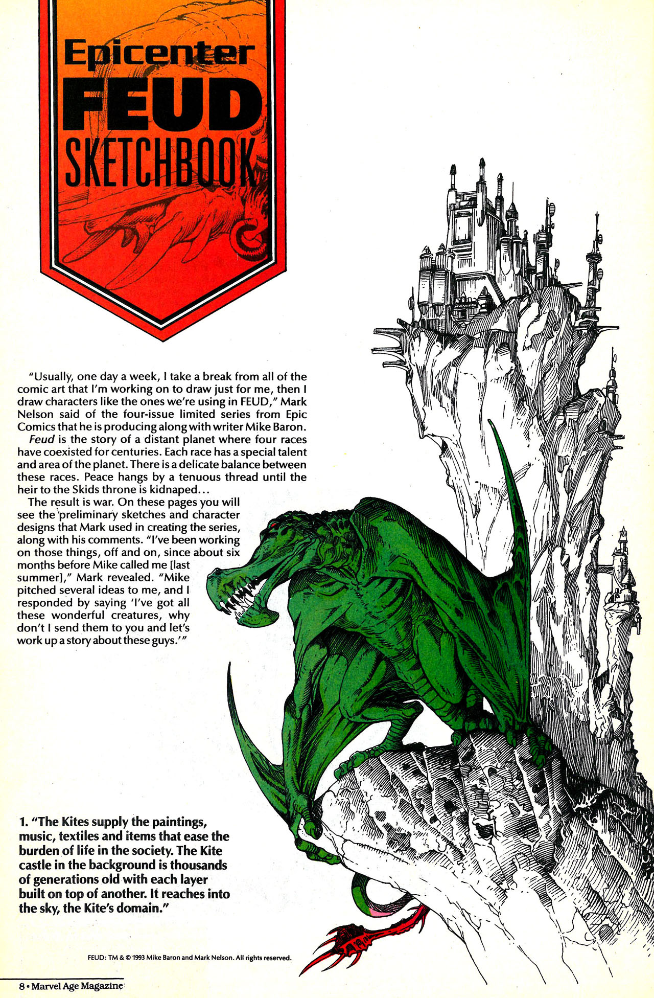 Read online Marvel Age comic -  Issue #125 - 9