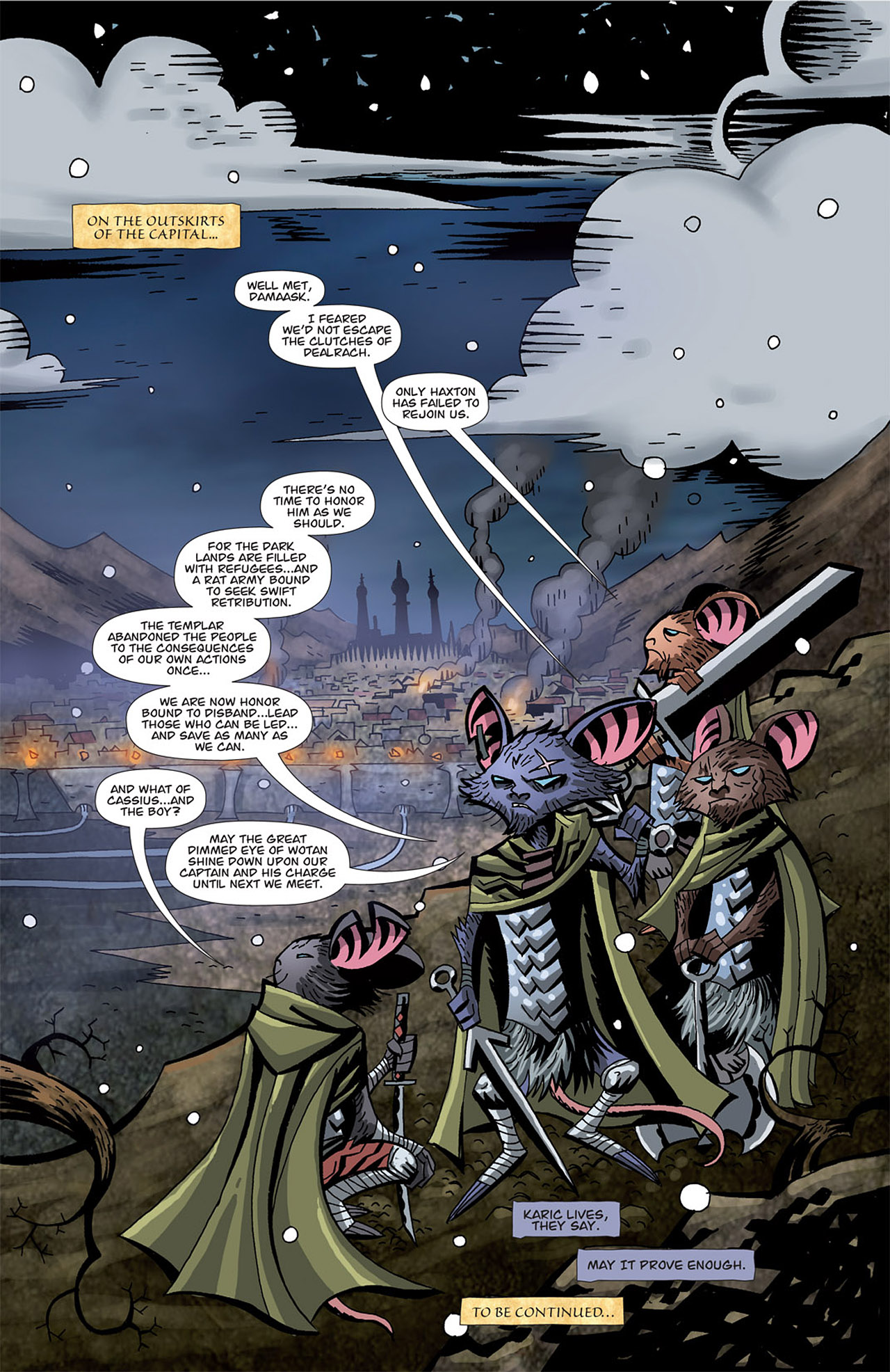 Read online The Mice Templar Volume 3: A Midwinter Night's Dream comic -  Issue #0 - 9