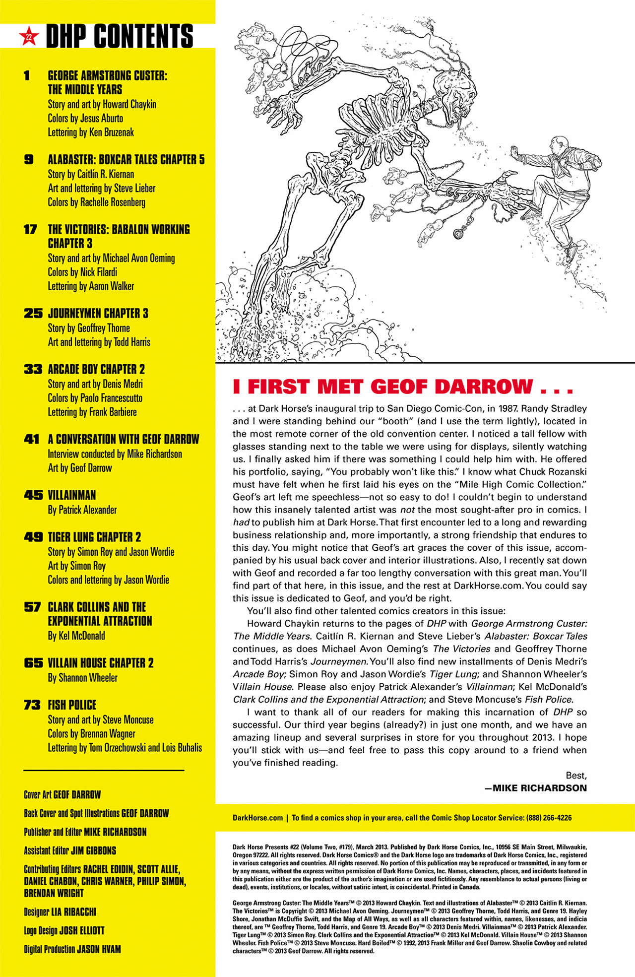 Read online Dark Horse Presents (2011) comic -  Issue #22 - 2