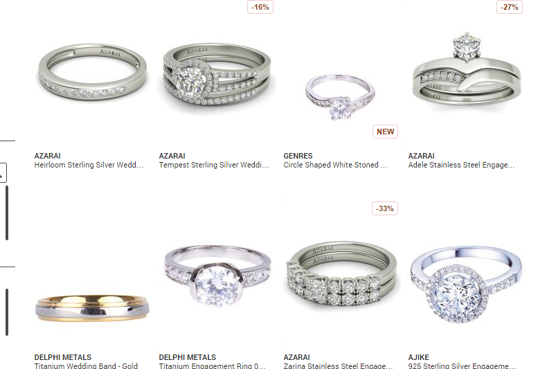 Where To Buy Wedding Rings in Lagos Nigeria Silver Gold 