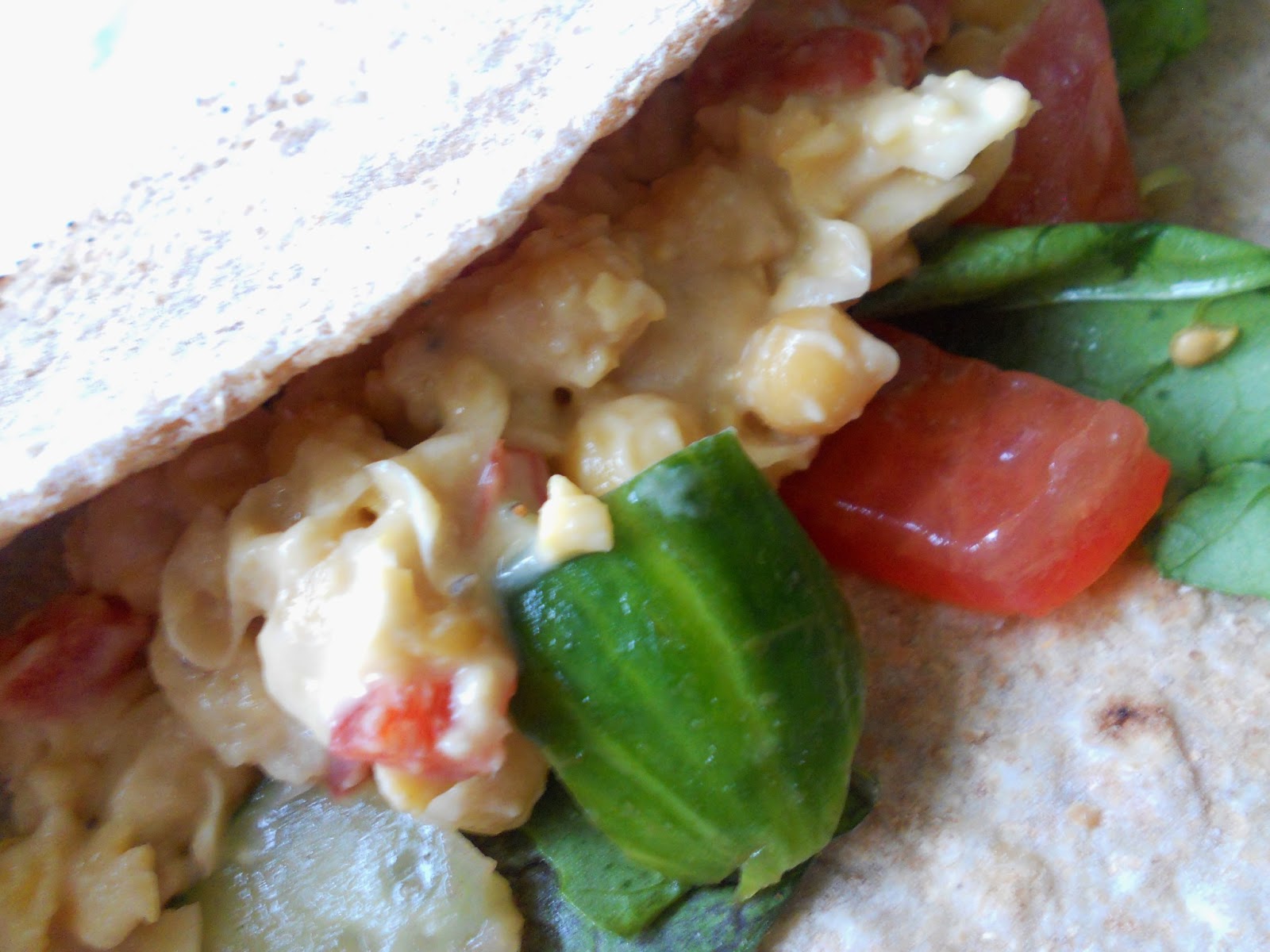 Chickpea Mayo Salad a great vegan sandwich filling