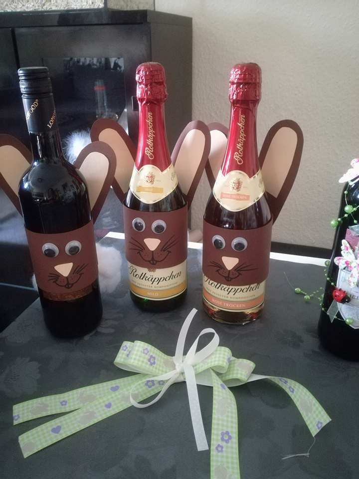 Danielas Kartenwerkstatt Weinflaschenanhanger Zur Perlenhochzeit