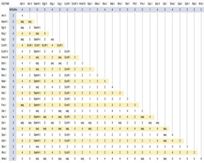 agar on the keyboard takara restriction enzyme buffer chart