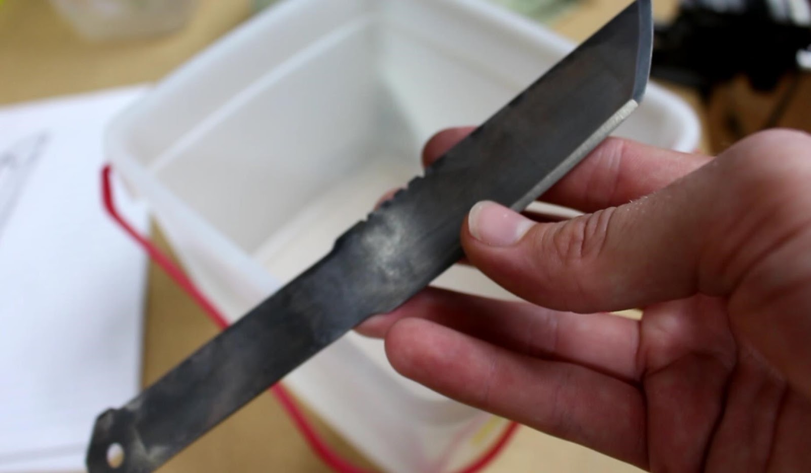 Jake Makes Making a SIMPLE knife out of a Sawzall blade