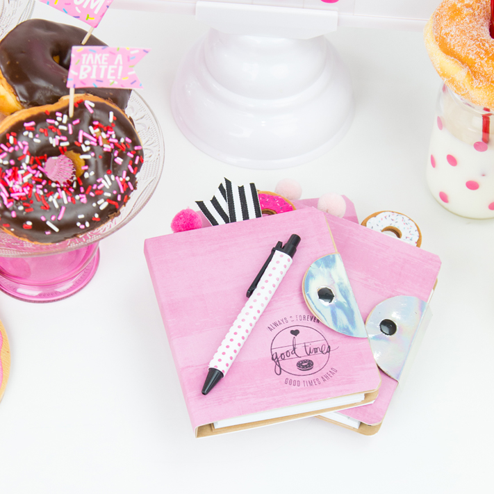 Heidi Swapp Ligthbox Donut Valentine's Day Party by @createoften
