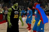 NBA 2K12 Justice League vs The Avengers vol. 3  Mod