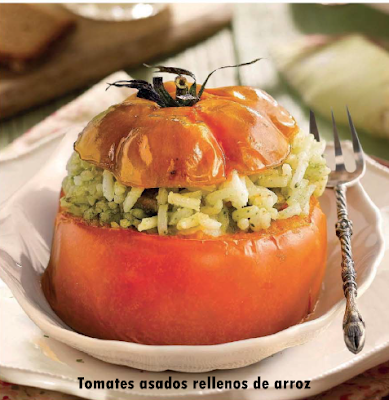 Tomates Asados Rellenos De Arroz
