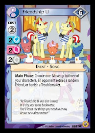 My Little Pony Friendship U Friends Forever CCG Card