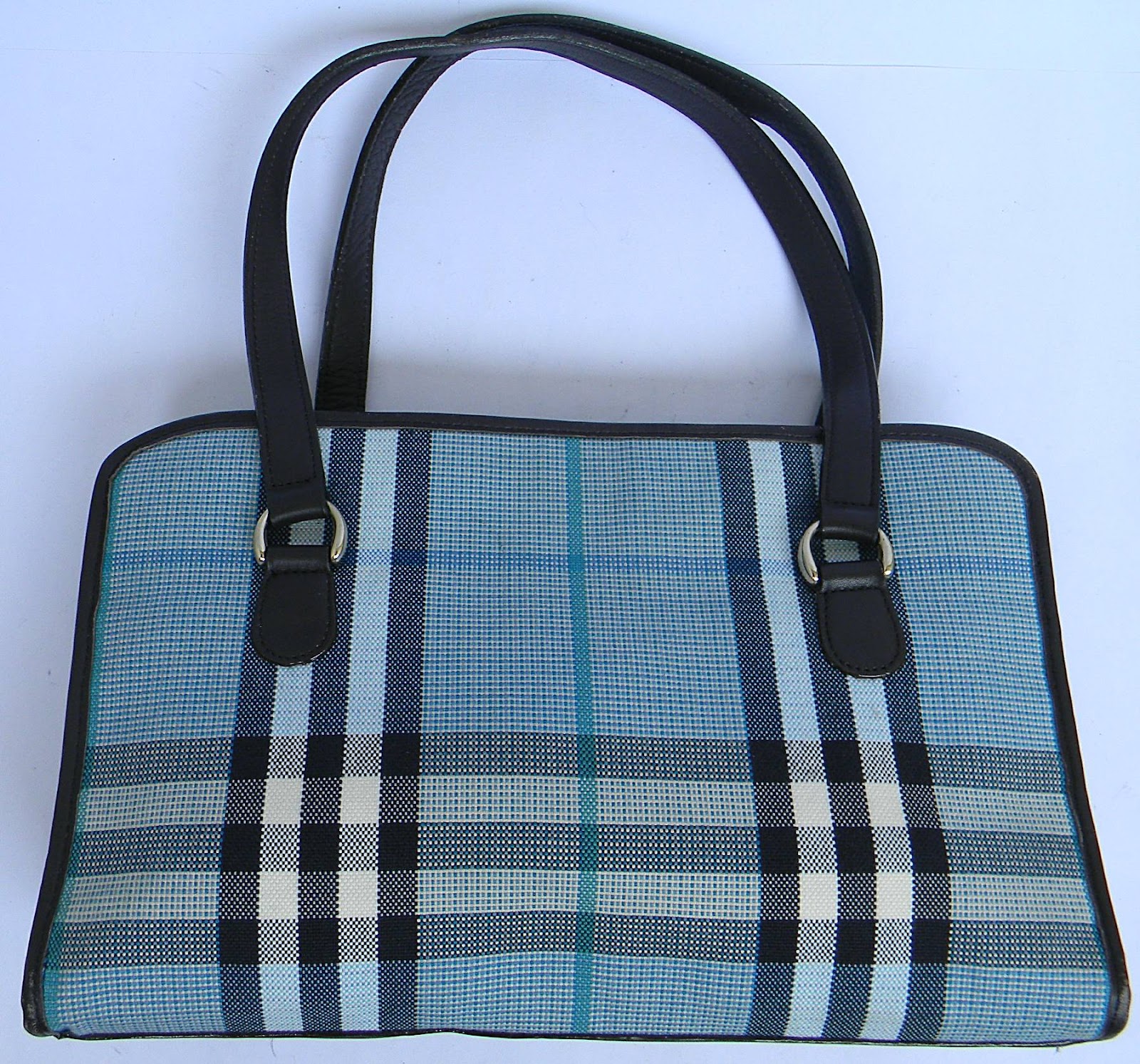 Janji Laku Authentic BURBERRY Blue Label Tote Bag Japan