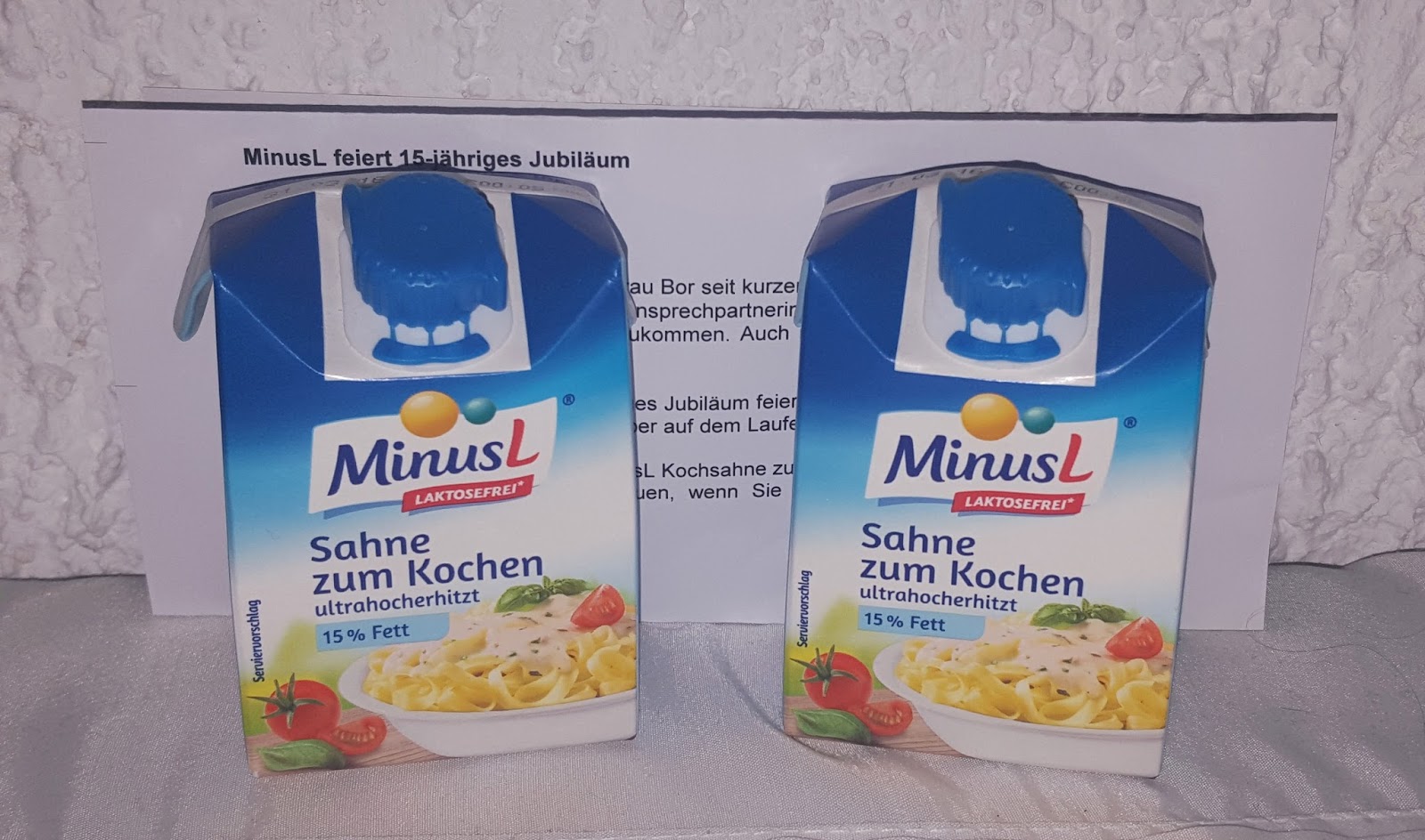Muttis Produkttest Blog: MinusL Sahne zum Kochen 15 % Fett