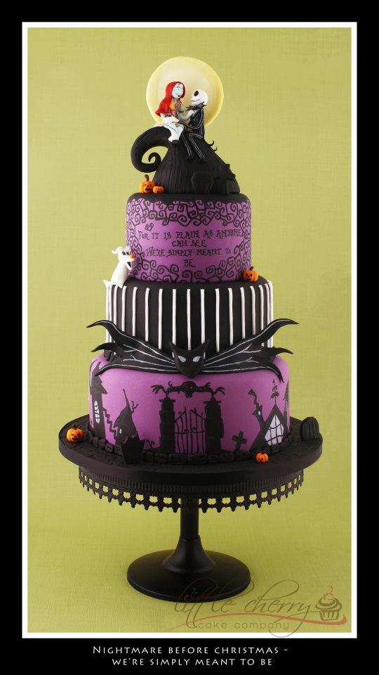 Wedding Cakes Pictures Nightmare Before Christmas Wedding