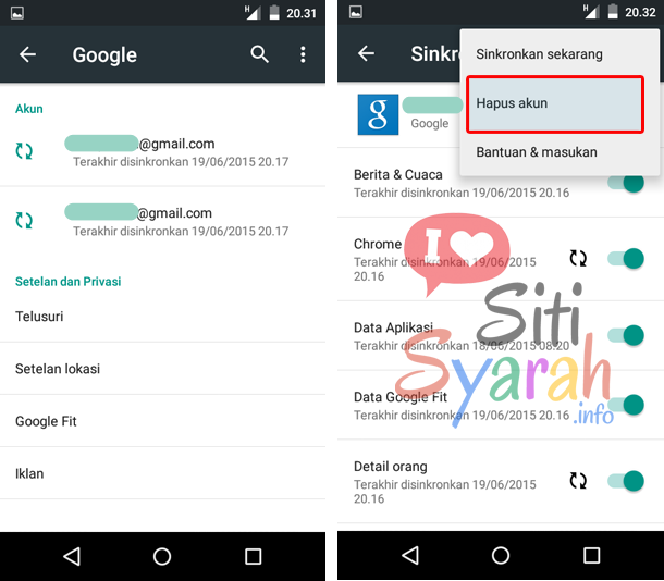 error diperlukan autentikasi pada playstore