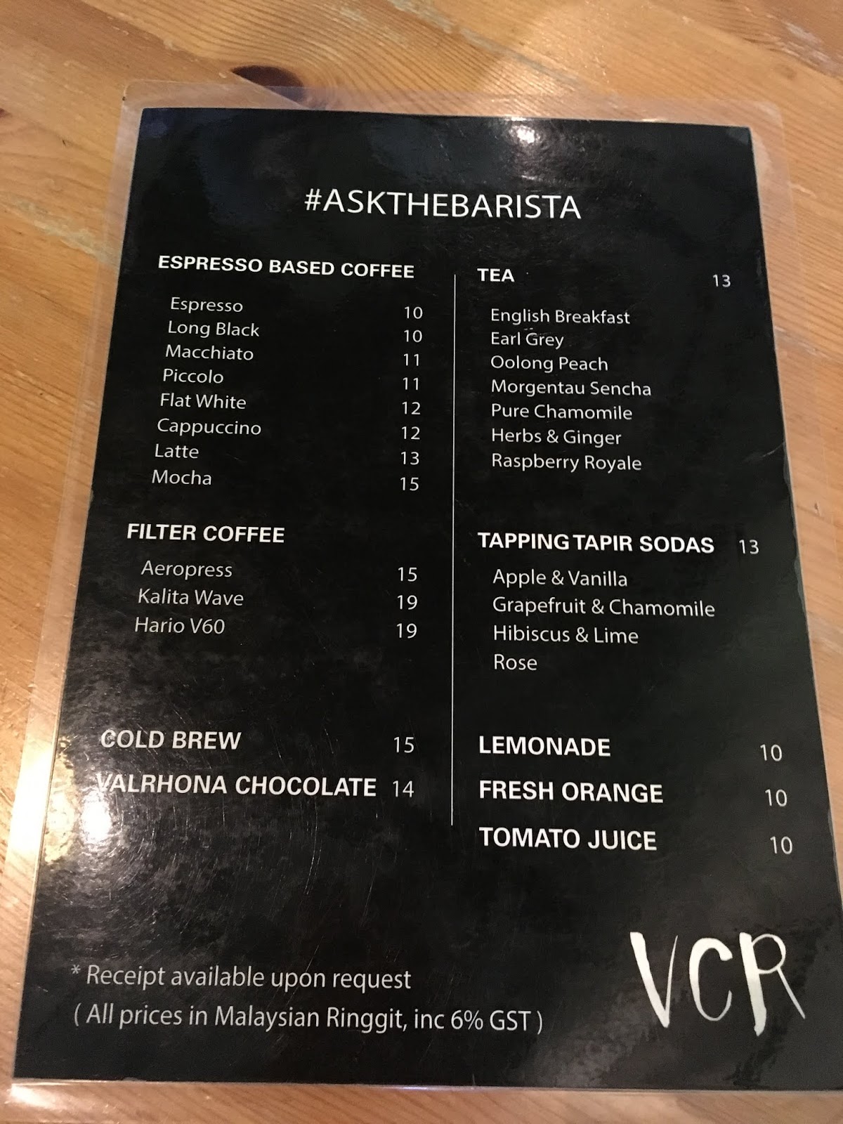 A W E K R E T R O . M Y EAT; VCR Cafe Hipster Bukit Bintang