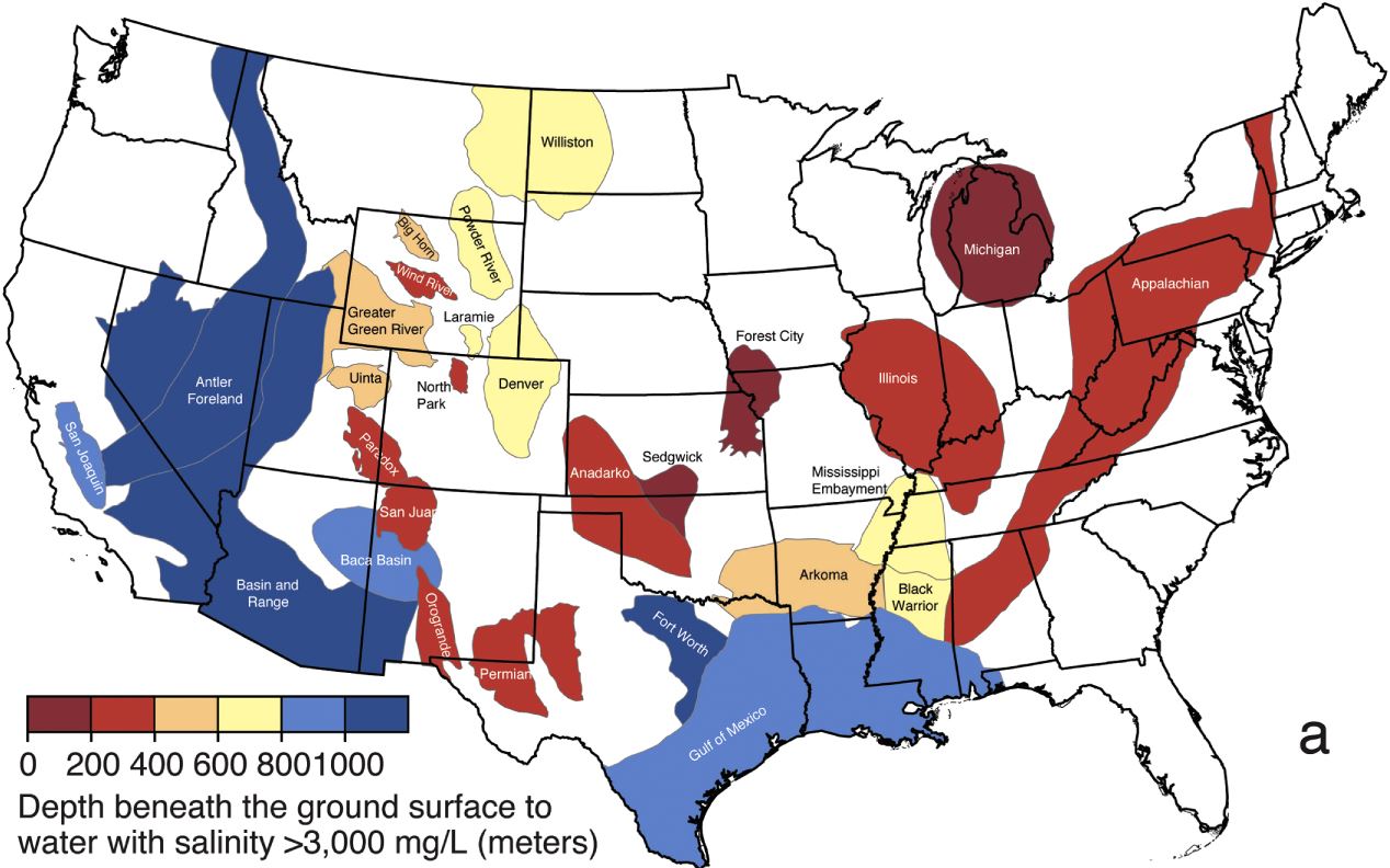 United States Groundwater Map