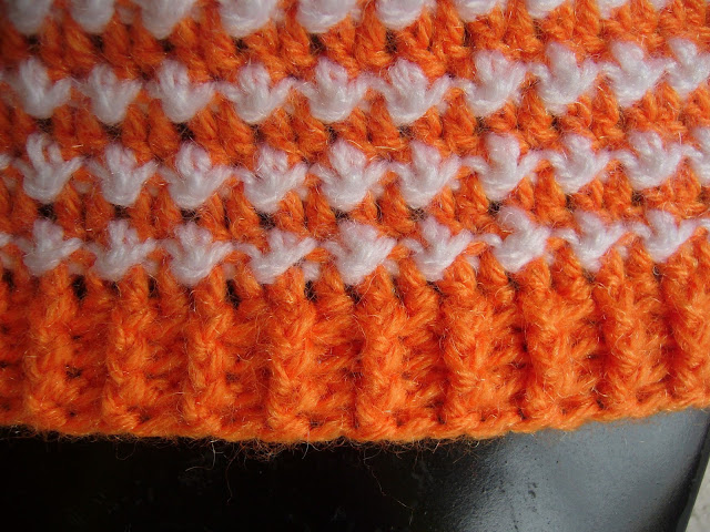crochet hat textured stitch