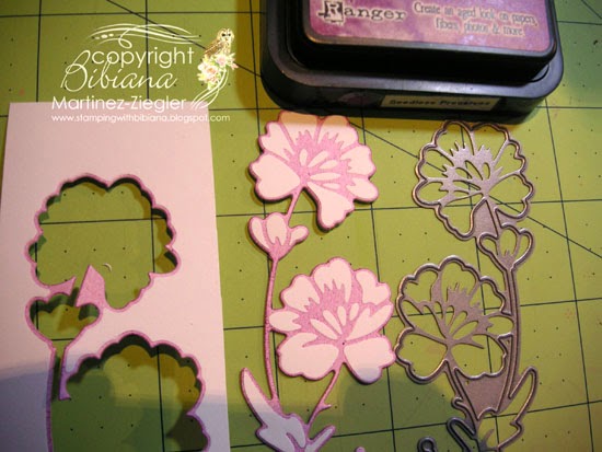 flower border edge card coloring the die directly result