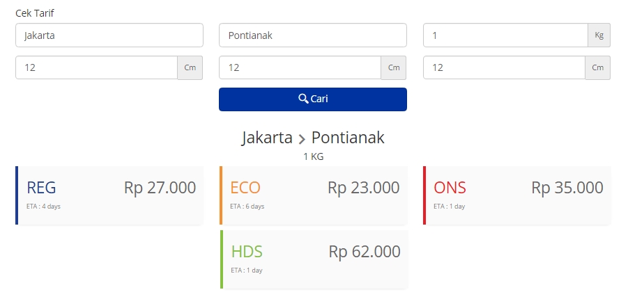 Cek Ongkir Tiki Cara Cek Ongkos Kirim Tiki Secara Online Juragancara Com