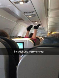 instructions were unclear kid in plane fail