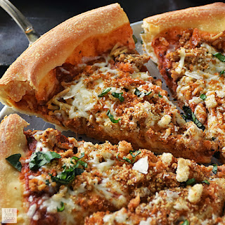 Chicken Parmesan Pizza | by Life Tastes Good