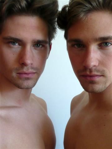 Twins man show naked