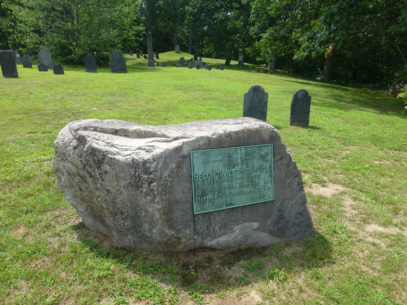 Nutfield Genealogy Tombstone Tuesday Old Dunstable Cemetery (Old