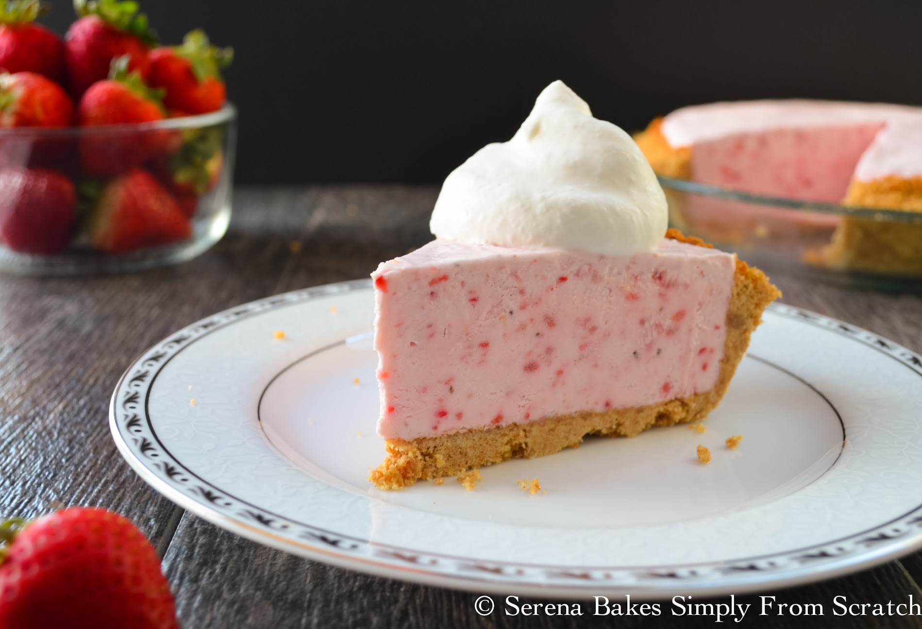 Frozen Strawberry Cheesecake For Mothers Day #SundaySupper | Serena ...