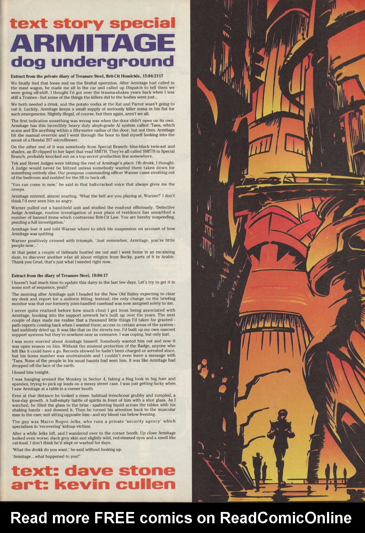 Read online Judge Dredd Megazine (vol. 3) comic -  Issue #13 - 23