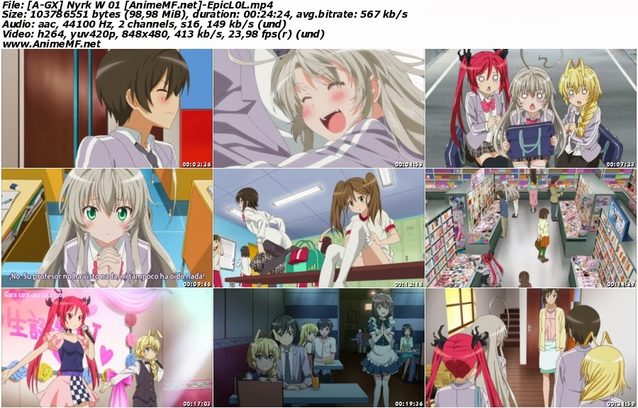 Haiyore! Nyaruko-san W en Sub Esp por MEGA