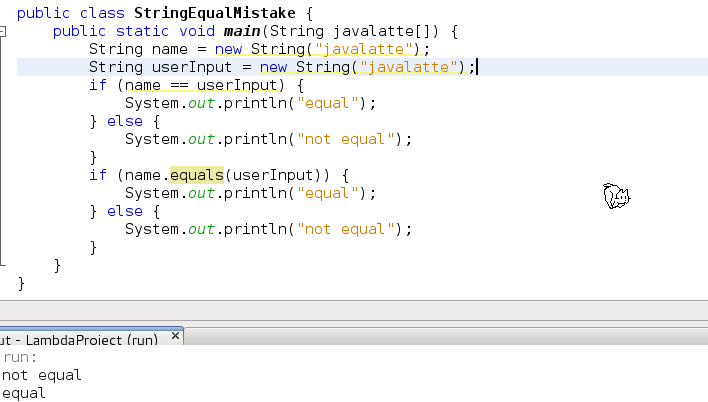 Java-Latte: Top 10 Basic Coding mistakes in java