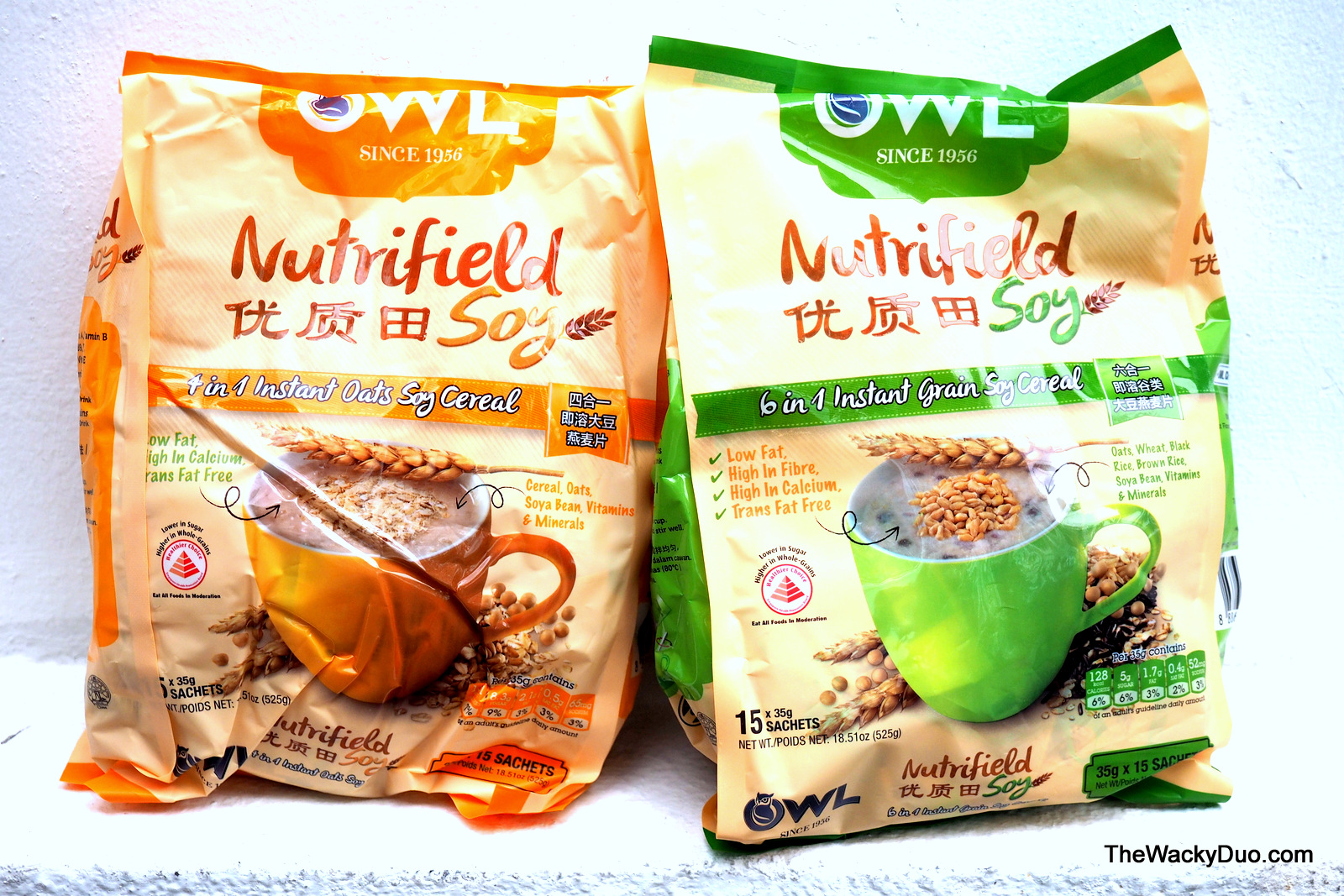 OWL Nutrifield Soy Cereal Giveaway Singapore