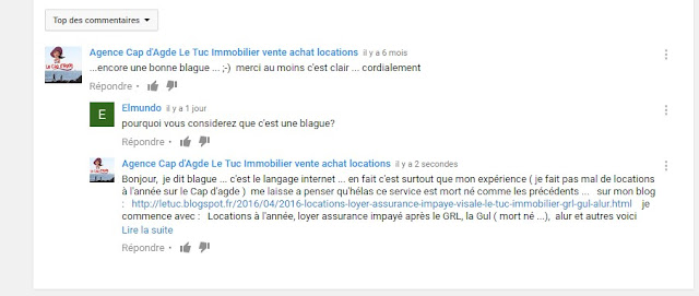 commentaire de la vidéo Location: la nouvelle garantie Visale de guy hoquet immobilier