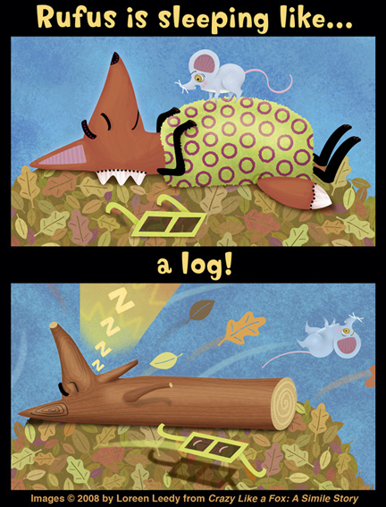 Crazy Like A Fox A Simile Story Loreen Leedy Books + More: Crazy about Similes: A Book Activity