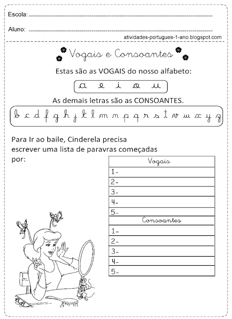 Vogais e Consoantes