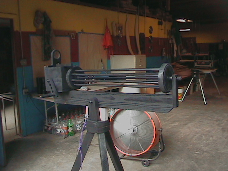 WDDSr Fine Woodworks Rubber Band Gatling Gun