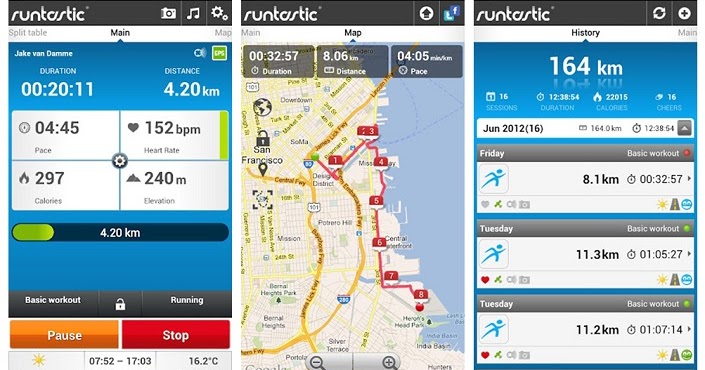 SCARICARE SESSIONI RUNTASTIC